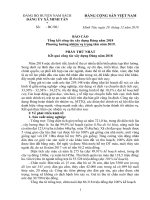 Báo cáo tổng kết công tác xây dựng đảng năm 2018