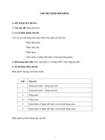 CHỦ ĐỀ: PHÉP DỜI HÌNH