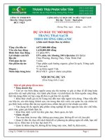 DỰ án đầu tư TRANG TRẠI CHĂN NUÔI TỔNG hợp THEO HƯỚNG ORGANIC