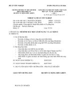 Báo cáo đồ án tốt nghiệp - MÔ HÌNH MÁY ĐỘT LỖ DÙNG PLC VÀ AC SERVO (CÓ CODE)