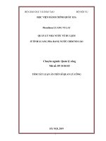 State management of tourism in luang pra bang province of lao PDR tt 