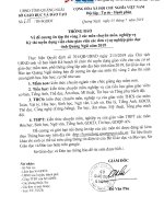 Đề cương thi tuyển viên chức giáo viên các môn Chuyên môn tỉnh Quãng Ngãi