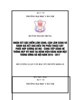 NHẬN xét đặc điểm lâm SÀNG, cận lâm SÀNG và ĐÁNH GIÁ kết QUẢ điều TRỊ PHẪU THUẬT gãy PHỨC hợp XƯƠNG gò má CUNG TIẾP BẰNG hệ THỐNG nẹp vít NHỎ tại BỆNH VIỆN RĂNG hàm mặt TRUNG ƯƠNG hà nội năm 2016   2017 
