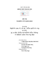 NGHIÊN cứu ĐÁNH GIÁ HIỆU QUẢ CHƯƠNG TRÌNH GIÁO dục điều TRỊ BỆNH TIỂU ĐƯỜNG tại BỆNH VIỆN TIM hà nội 