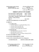 Báo cáo Đồ án tốt nghiệp - Máy CNC Phay Mạch In