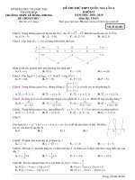 Đề thi thử toán THPT quốc gia 2019 trường lê hồng phong – thanh hóa lần 4 