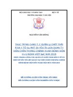 THỰC TRẠNG CÔNG tác QUẢN lý CHẤT THẢI rắn y tế vàmột số yếu tố LIÊN QUAN tại VIỆN CHẤN THƯƠNG CHỈNH HÌNH BỆNH VIỆN hữu NGHỊ VIỆT đức năm 2019 