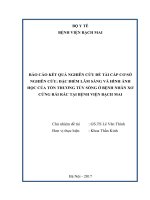 ĐẶC điểm lâm SÀNG và HÌNH ẢNH học của tổn THƯƠNG tủy SỐNG ở BỆNH  NHÂN xơ CỨNG rải  RÁCTẠI BỆNH VIỆN BẠCH MAI 