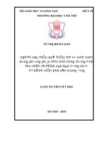 NGHIÊN cứu HIỆU QUẢ điều TRỊ vô SINH NAM BẰNG PHƯƠNG PHÁP TIÊM TINH TRÙNG ĐÔNG LẠNH THU NHẬN từ PESA vào bào TƯƠNG NOÃN tại BỆNH VIỆN PHỤ sản TRUNG ƯƠNG 