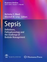 Sepsis  definitions, pathophysiology and the challenge of bedside management humana press (2017)