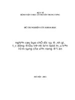 NGHIÊN cứu bào CHẾ dược và ĐÁNH GIÁ tác DỤNG điều TRỊ rối LOẠN LIPID máu TRÊN lâm SÀNG của VIÊN NANG đại AN 