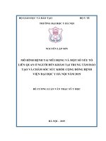 MÔ HÌNH BỆNH TAI mũi HỌNG và một số yếu tố LIÊN QUAN ở NGƯỜI đến KHÁM tại TRUNG tâm đào tạo và CHĂM sóc sức KHỎE CỘNG ĐỒNG BỆNH VIỆN đại học y hà nội năm 2019 