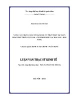 Luận văn Nâng cao chất lượng tín dụng đầu tư phát triên (ĐTPT) tại ngân hàng phát triển Việt Nam