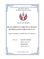 Báo cáo đồ án tốt nghiệp  Hệ thống giám sát điện năng từ xa IoT (Có code)