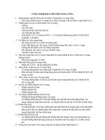 câu hỏi ôn tập sản xuất thuốc