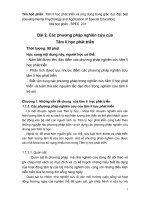 Tâm lí học phát triển và ứng dụng trong giáo dục đặc biệt: Bài 2. Các phương pháp nghiên cứu của  Tâm lí học phát triển