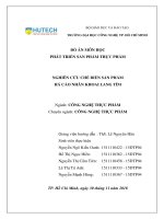 Phát triển sản phẩm Há cảo khoai lang tím