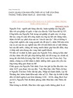 Chức quan của Nguyễn Trãi và vị thế của ông trong triều đình nhà Lê