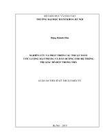 Nghiên cứu phát triển các thuật toán ước lượng mặt phẳng và dẫn đường cho hệ thống thị giác Rô bốt trong nhà (Luận án tiến sĩ)