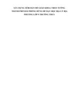 XÂY DỰNG XÊRI BẢN ĐỒ GIÁO KHOA TREO TƯỜNG  THÀNH PHỐ HẢI PHÒNG DÙNG ĐỂ DẠY HỌC ĐỊA LÝ ĐỊA PHƯƠNG LỚP 9 TRƯỜNG THCS