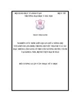 NGHIÊN cứu mối LIÊN QUAN GIỮA NỒNG độ VITAMIN d3 (25 OHD) TRONG HUYẾT THANH và các đặc điểm lâm SÀNG ở TRẺ còi XƯƠNG dưới 2 TUỔI tại KHOA NHI, BỆNH VIỆN BẠCH MAI 