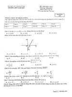 Đề thi học kỳ 1 Toán 10 năm 2018 – 2019 trường THPT chuyên ĐHSP – Hà Nội