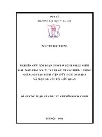 NGHIÊN cứu rối LOẠN NUỐT ở BỆNH NHÂN NHỒI máu não GIAI đoạn cấp BẰNG THANG điểm LƯỢNG GIÁ MASA tại BỆNH VIỆN hữu NGHỊ 2015 2016 và một số yếu tố LIÊN QUAN 