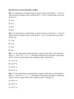 B060501 – đặc điểm cấu trúc thang năng lượng của hidro 