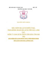 ĐẶC điểm rối LOẠN NHẬN THỨCTRÊN BỆNH NHÂN rối LOẠN cảm xúc LƯỠNG cực  HIỆN tại GIAI đoạn TRẦM cảm điều TRỊ nội TRÚ 