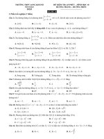 Đề kiểm tra 45 phút Hình học 10 chương 3 trường THPT Long Khánh – Đồng Nai