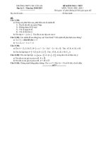 Đề kiểm tra 1 tiết Đại số 10 nâng cao chương 1 năm 2018 – 2019 trường Chu Văn An – Đăk Nông