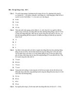 B02   ôn tập sóng cơ học   đề 5 