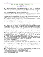 Bài tập tham khảo cho học sinh ôn thi học sinh giỏi lớp 9 cấp tỉnh môn hóa