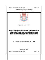 NGHIÊN cứu đặc điểm lâm SÀNG, cận lâm SÀNG và ĐÁNH GIÁ kết QUẢ PHẪU THUẬT sớm BỆNH SLING ĐỘNG MẠCH PHỔI tại BỆNH VIỆN NHI TRUNG ƯƠNG 