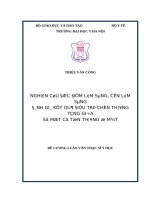 NGHIÊN cứu đặc điểm lâm SÀNG, cận lâm SÀNG ĐÁNH GIÁ kết QUẢ điều TRỊ CHẤN THƯƠNG TẦNG GIỮA sọ mặt có tổn THƯƠNG ổ mắt 