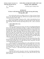 Kế hoạch tổ chức triển khai thực hiện quy chế dân chủ trong nhà trường năm học 2019 2020