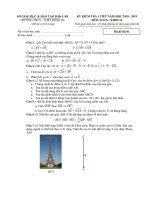  Đề kiểm tra 1 tiết Hình học 10 chương 1 năm 2018 – 2019 trường Đông Du – Đăk Lăk