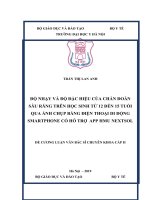ĐỘ NHẠY và độ đặc HIỆU của CHẨN đoán sâu RĂNG TRÊN học SINH từ 12 đến 15 TUỔI QUA ẢNH CHỤP BẰNG điện THOẠI DI ĐỘNG SMARTPHONE có hỗ TRỢ  APP HMU NEXTSOL 
