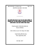 ĐẶC điểm HÌNH ẢNH và GIÁ TRỊ của CỘNG HƯỞNG từ THƯỜNG QUY và CỘNG HƯỞNG từ KHUẾCH tán TRONG CHẨN đoán u SAO bào TRƯỚC PHẪU THUẬT 