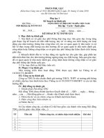 Phụ lục các biểu mẫu kiểm định chất lượng giáo dục trường THCS theo Thông tư 18/2018 của bộ GD&ĐT