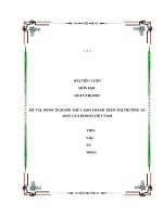 Đối thủ cạnh tranh trên thị trường xe máy của Honda Việt Nam