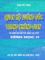 Bài tập và lý thuyết chương 3 hình học lớp 11   VÉCTƠ TRONG KHÔNG GIAN   đặng việt đông   file word