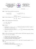 Đề thi học kỳ 2 Toán 11 năm 2018 – 2019 trường THPT Nguyễn Du – TP HCM