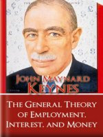 General theory of employment interest and money 