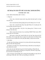 CHUYÊN đề DINH DƯỠNG  DOC