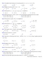 232 bài tập trắc nghiệm hàm số lượng giác và phương trình lượng giác có đáp án