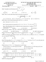  Đề thi thử THPTQG năm 2017 – 2018 Toán 10 trường Yên Dũng 3 – Bắc Giang lần 3