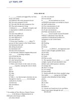 đề thi ôn toefl có key