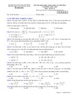 Đề thi HSG Toán 11 năm 2018 – 2019 trường Nguyễn Đức Cảnh – Thái Bình