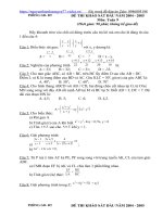 Bộ 20 đề KS đầu năm toán 9 